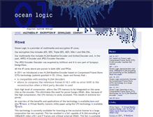 Tablet Screenshot of ocean-logic.com